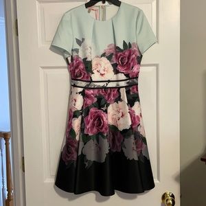 Ted Baker mint skater dress